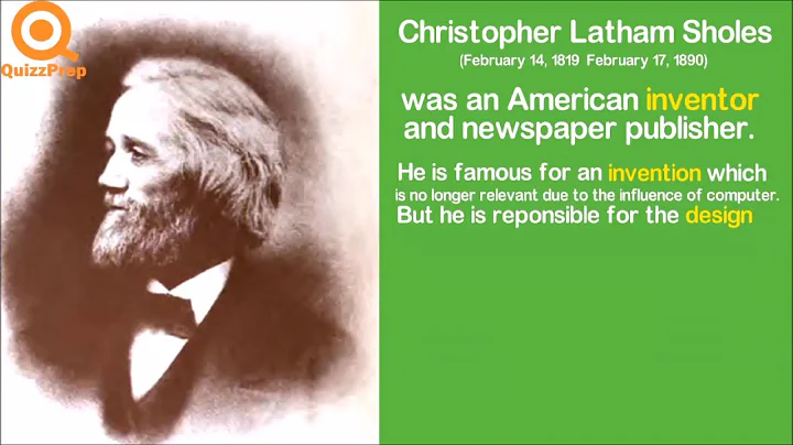 Can you guess what did Christopher Latham Sholes i...
