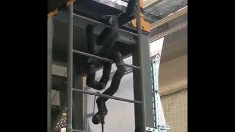 This Japanese robot can go up and down a ladder