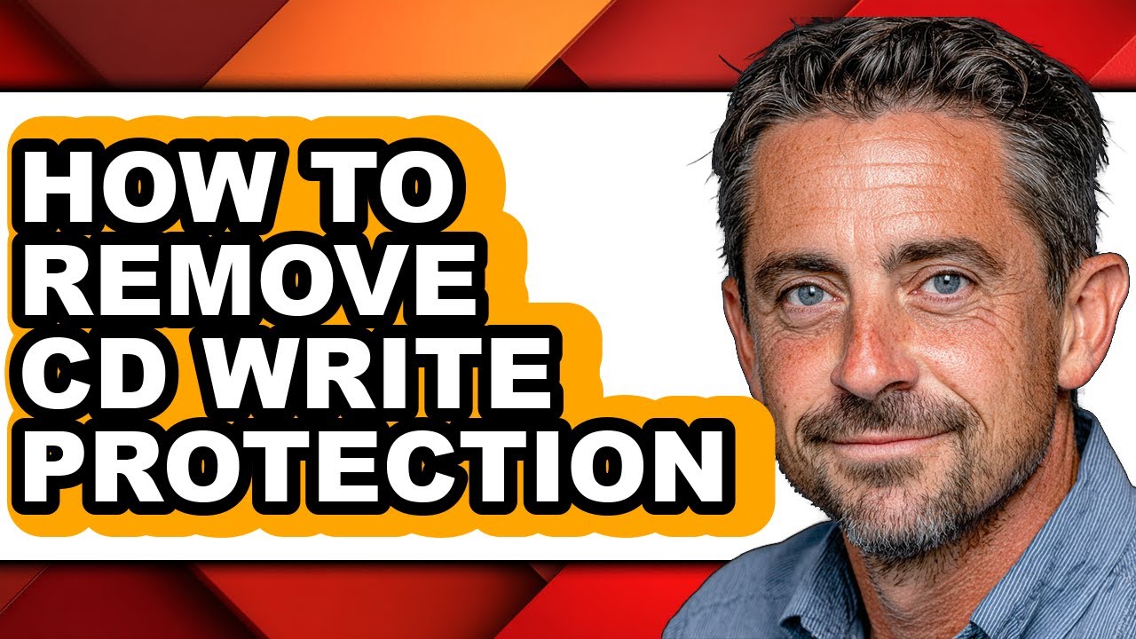 How to Remove Cd Write Protection (easy Method) - YouTube