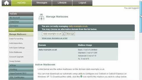 Daily.co.uk Tutorials: Creating your email address