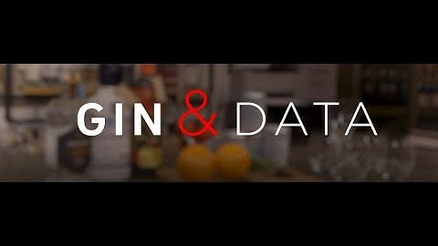 Gin & Data - The infrastructure of prescriptive analytics