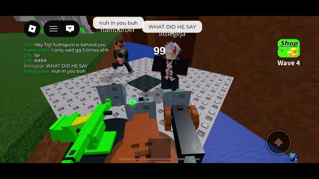 Saying wild stuff in chat