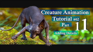 How to create Realistic Creature Animation in Maya : Tutorial series Part11(Adding details in body)