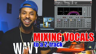 How to Mix Vocals to a Stereo (2-Track) Beat