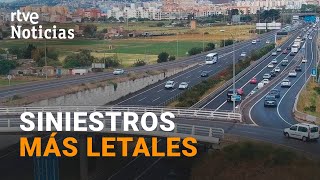 ACCIDENTES DE TRÁFICO: La MORTALIDAD AUMENTA un 16% en el PRIMER TRIMESTRE de 2024 | RTVE