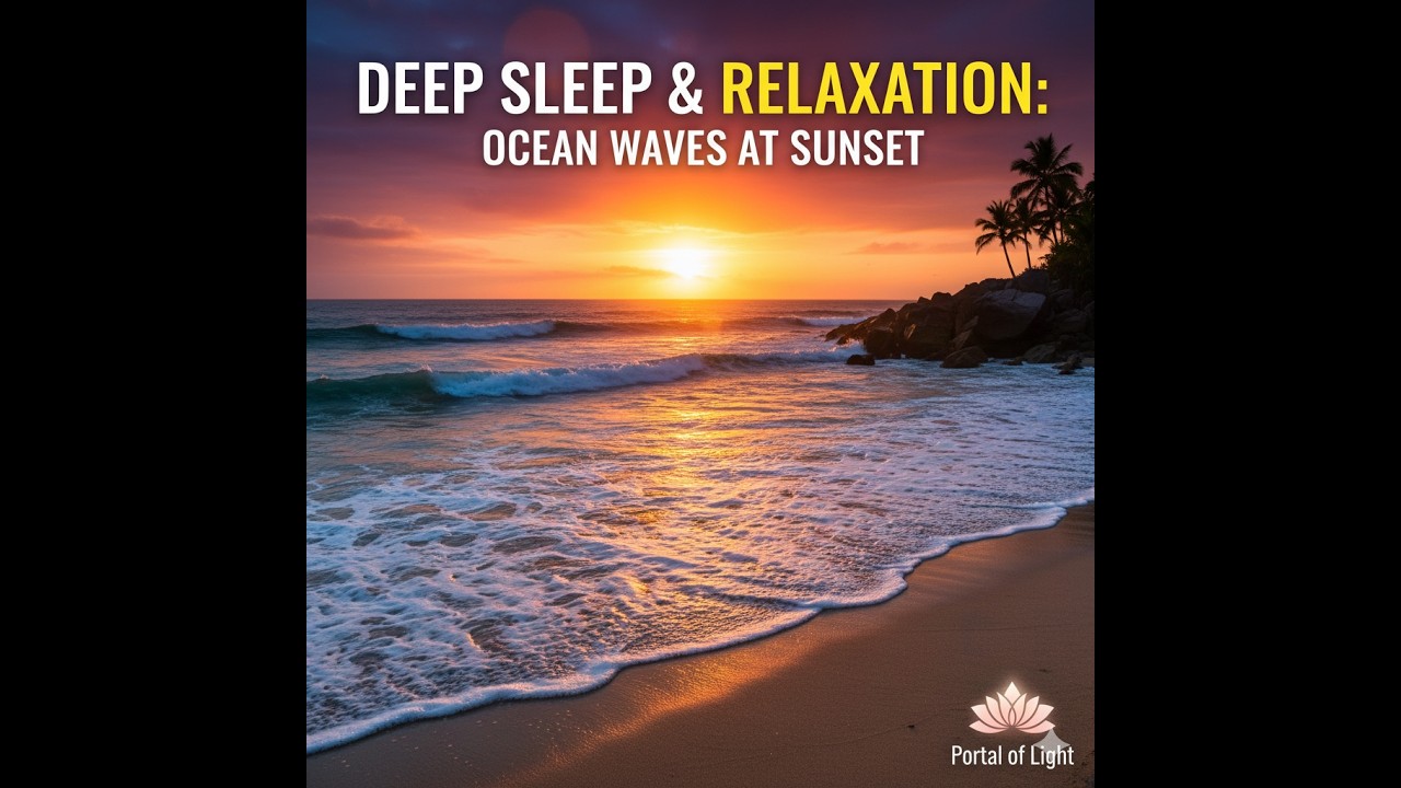 Ondas do Mar para Relaxar | 1 Hour Calming Ocean Waves for Meditation