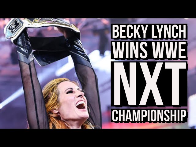 WWE: Emotional Becky Lynch finally wins NXT Women's Championship