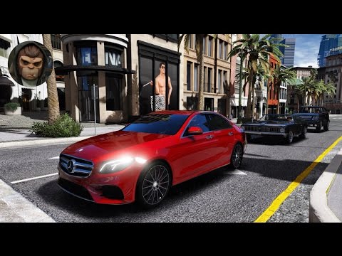 ► GTA 6 Graphics - ✪ REDUX - Mercedes E400 W213 2017! Gameplay! Realistic Graphics MOD PC- 60 FPS