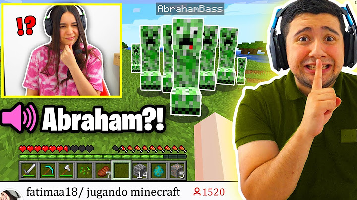 Mi NOVIA pasa MINECRAFT PERO me TRANSFORMO en TODOS los MOBS en su partida 🤣
