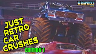 Just Retro Car Crushes! - BIGFOOT Monster Truck #monstertruck #bigfoot4x4 #bigfootmonstertruck