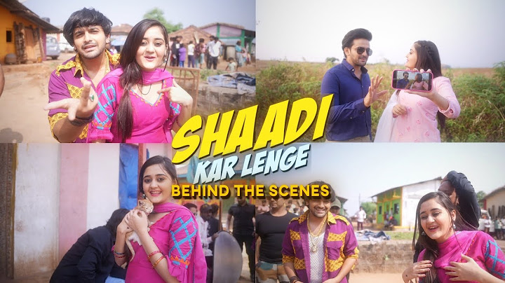 SHAADI KAR LENGE: BTS 💜 | Bindass Kavya & Pravisht Mishra - Behind The Scenes of Music Video Shoot