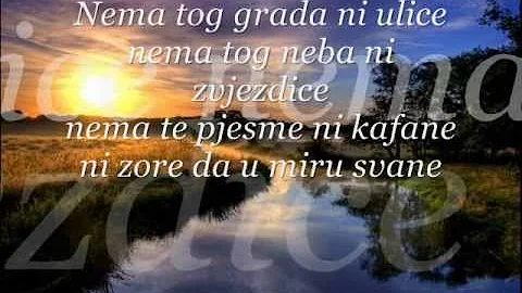 Dino Merlin- Zar je to sve sto imam od tebe (tekst/lyrics)