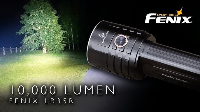 TEST D'UN FAN DE LA LAMPE FENIX LR35R : LED SST40, 10000 LUMENS