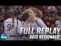 Washington vs USC: 2013 NCAA women's volleyball regionals | FULL REPLAY