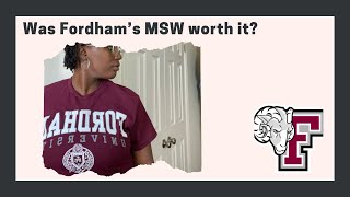 Before you apply to Fordhams Masters In Social Work Program  WATCH THIS!