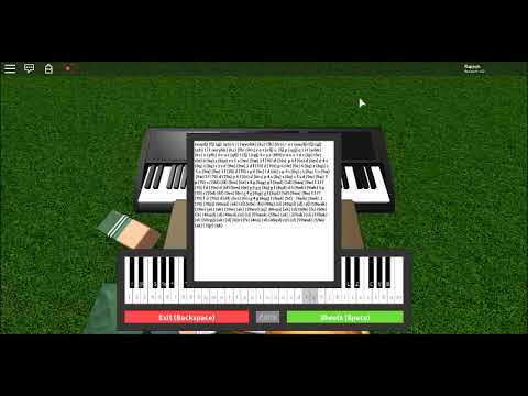 Roblox Piano Rockabye Clean Bandits Revamp Notes In The Description Youtube - rockoabye full song roblox