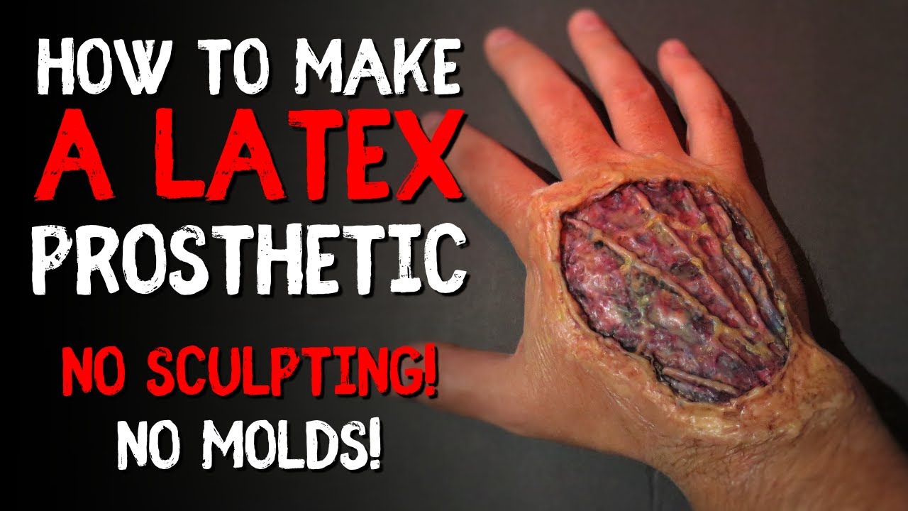 Halloween - Liquid Latex - How to use it & make your own prosthetics 