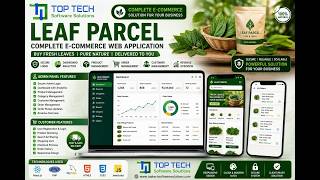 Leaf Pacel E-Commerce Web Application Manage Software Development screenshot 1