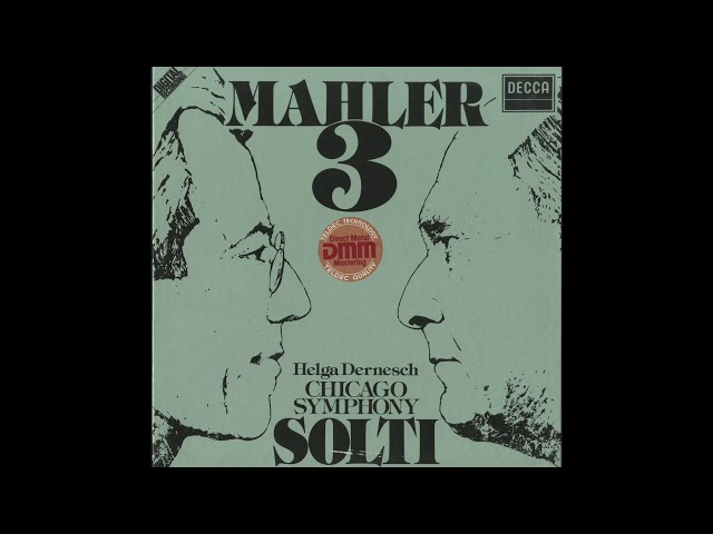 Silent Tone Record/マーラー：交響曲3番/ゲオルク・ショルティ