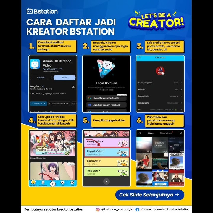 Rekrut Creator Bstation🤩