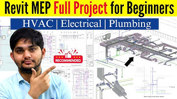 Complete Revit MEP Project For Beginners in Retail Store | FCU - HVAC | Electrical | Plumbing