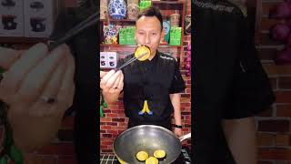 Chinese eggplant recipes cooking香煎茄子饼！