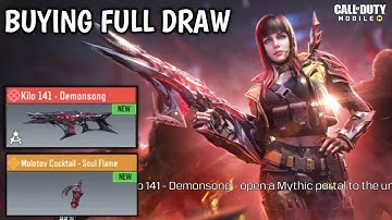 NEW *MYTHIC KILO 141 - DEMONSONG + LEGENDARY MOLOTOV GAMEPLAY | ROCK & REQUIEM LUCKY DRAW | CODM S1