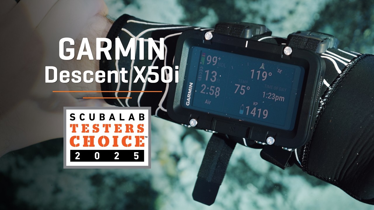 Garmin Descent X50i | ScubaLabTesters Choice - YouTube