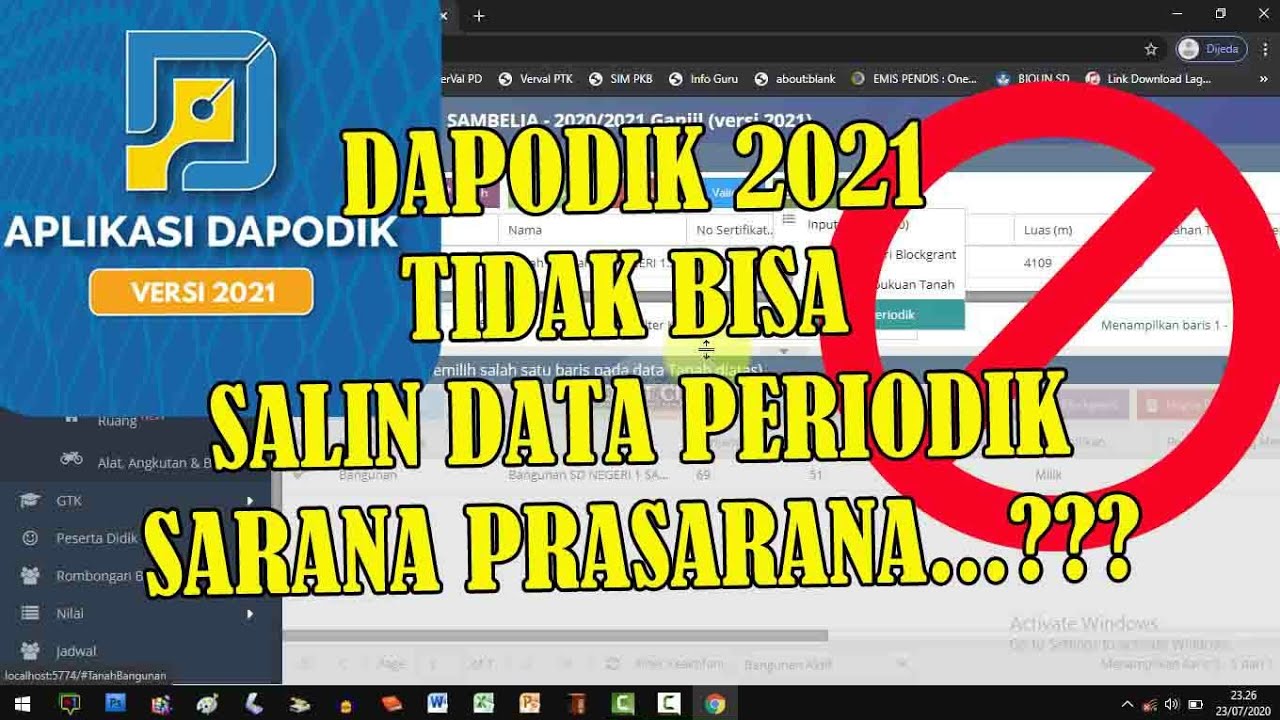 Prefil Dapodik 2021 C : Penambahan Metode Penarikan Data pada API Web Service di ...