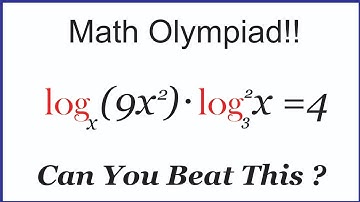| Kun jij deze verbijsterend logaritmische vergelijking oplossen? | Wiskunde Olympiade | Algebra |