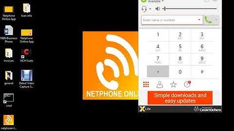 How do I setup xlite by counterpath, netphone online app.