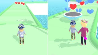 Yolo Run 👩🧒 All Level Gameplay Android,ios New Game screenshot 4
