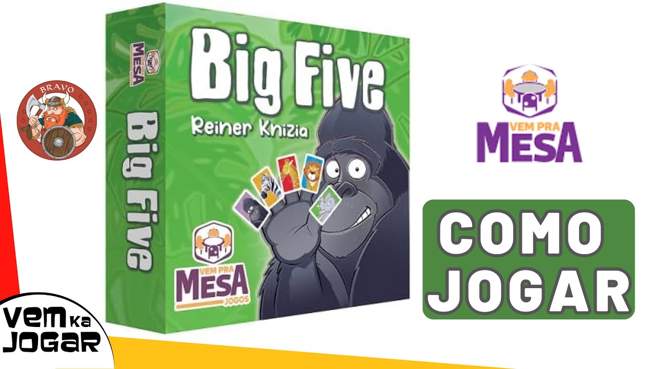 How to play BIG FIVE - Card Game 