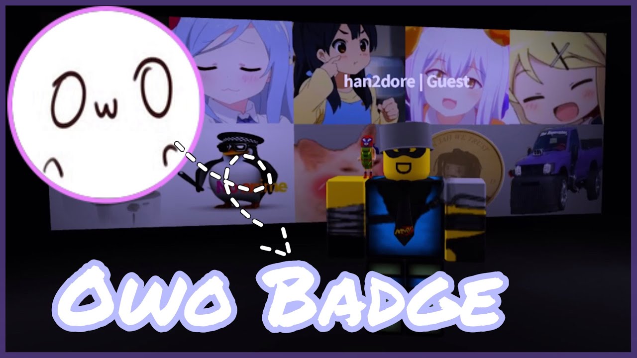 How To Get Owo Badge Aesthethic Homestore Roblox Youtube