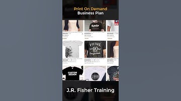 Print On Demand Business Plan - eCommerce Store #shorts
