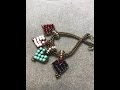 Loving Heart Reversible Charm - A Bronzepony Beaded Jewelry Design