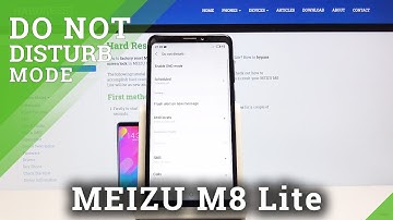 How to Activate Do Not Disturb Mode in MEIZU M8 Lite – Silent Mode