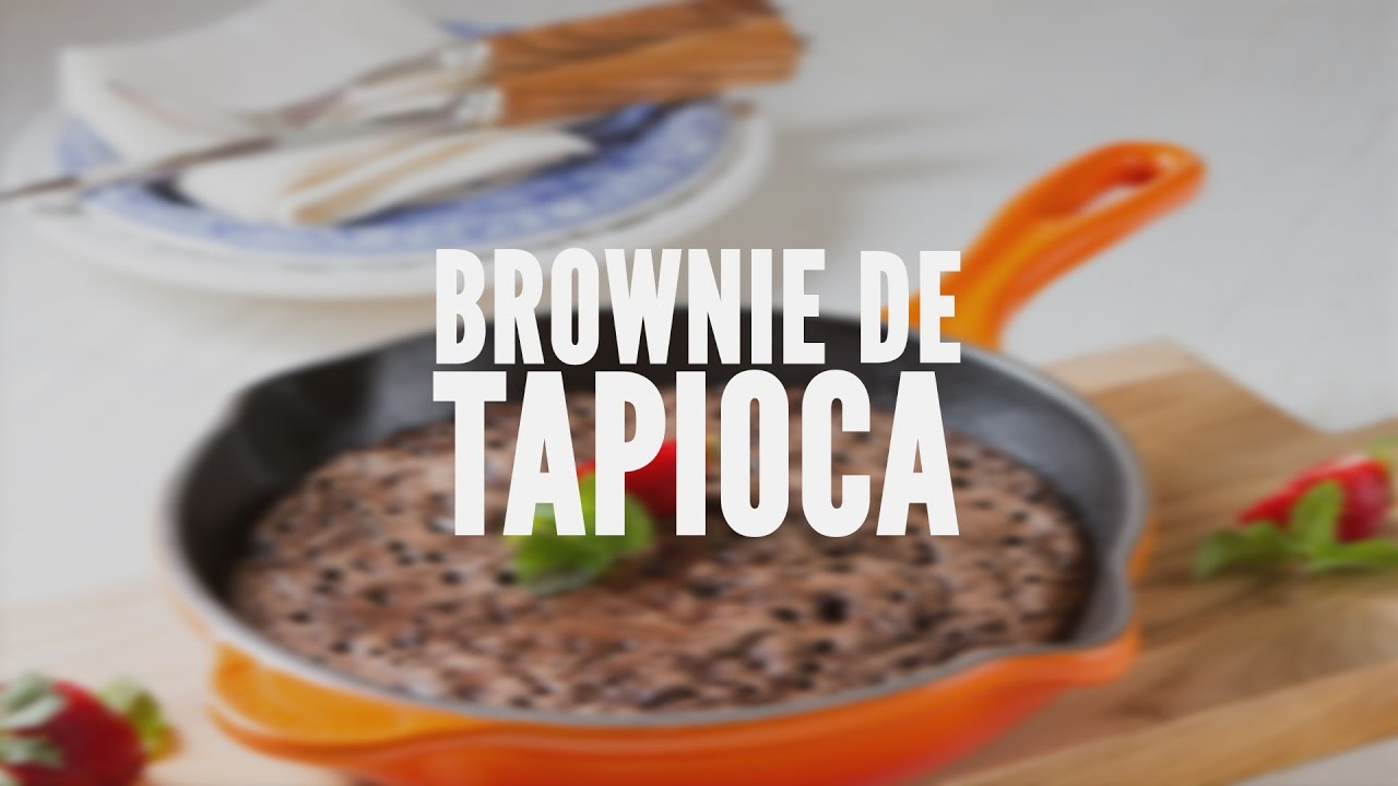 BROWNIE DE TAPIOCA RECEITAS SAUDÁVEIS LUCILIA DINIZ