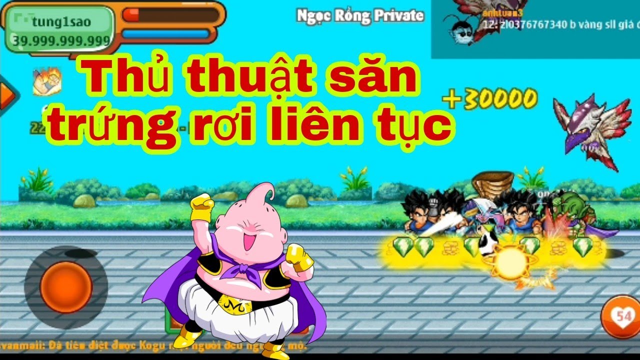 Ngọc Rồng Lậu Private | Thủ thuật săn trứng Mabư mới nhất / Tùng 1sao