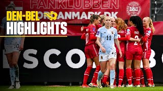 Denmark 4-2 Belgium | Second half performance to build on | #REDFLAMES | Women's European Qualifier