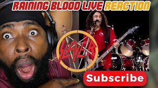 RAP FAN'S FIRST TIME HEARING Slayer - "Raining Blood" LIVE 20010 SLAYER REACTION