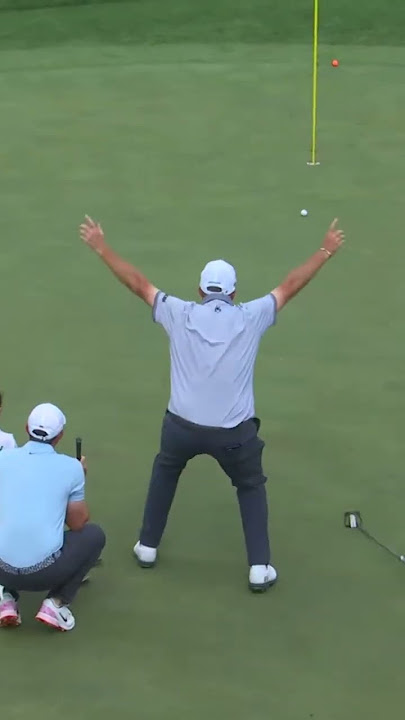 Poppy McIlroy knows just a tap will do. #themasters