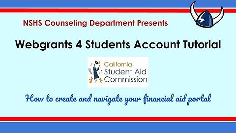 Webgrants 4 Students Video Tutorial