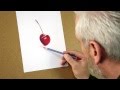 Cretacolor - paint the cherry in three colors (step by step)