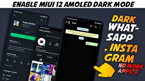 Enable Dark Mode All Third party Apps Without Root |Enable Dark Mode Instagram,Play store & WhatsApp