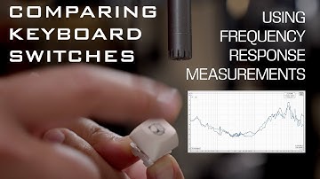 Frequency Response Measurements of Mechanical Keyboard Switches