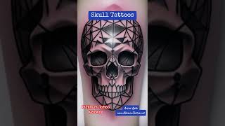 Best Geometric Skull Tattoos !