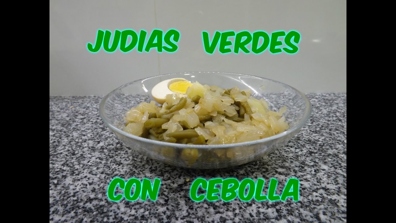 Judías verdes rehogadas con cebolla morada Receta de latuto- Cookpad