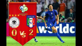 Fabio Grosso goal • Germany V Italy [World Cup 2006] (Semi-final) [Italian commentary] Resimi