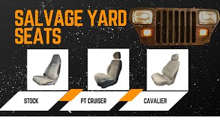 Athlete Statistics Jeep Wrangler YJ | Salvage Yard Front Seats